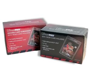 Ultra PRO Semi-Rigid Sleeves 1/2" 200 Card Holders For Standard Size Boardgame Trading Sports Cards Collection Protectors