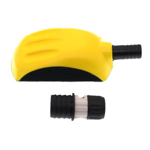 6 Inch Vacuum Hand Sanding BlockHook and Loop Sanding HolderDust-free Sanding Pad for Polishing in Auto Body Paint Woodworking