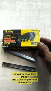 Kraftig 1006J Isi Staples Tembak Angin Manual Paku Refill Air Nailer Original Jok Motor