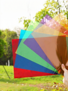 Colorful Transparent Sheets Educational Arts and Crafts