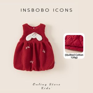 insbobo | Red Princess Dress for Girls