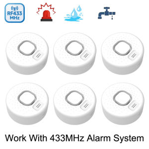 433MHz Wireless Water Leakage Sensor Kitchen Drip Alarm Smart Home Bathroom Detector Working With RF 433 MHz Alarm System