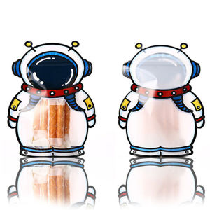 10/20PC Astronaut Candy Bags For Kids Gift Bags Spaceman Rabbit Cat Lion Hedgehog Snack Cookie Bag Outer Birthday Party Decora