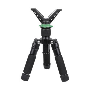 Professional Hunting Shooting Tripod Adjustable V Yoke Head Mini Aluminum Camera Portable Tripod Stand For Shooting Outdoors