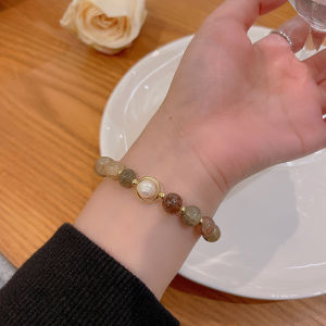 Korean Fashion Crystal Beaded Bracelet Women‘s Elegant Colorful Bracelet Accessories Jewelry for Girls