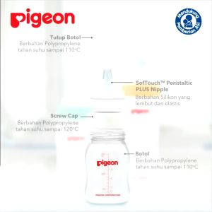 Pigeon Bottle Standard / Botol Susu Bayi 50ml 120ml 240ml / Pigeon Assorted PP Standard 50-120-240 / BPA Free