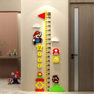 QIANGSHANGLI | Cute 3D Cartoon Height Measurement Wall Sticker