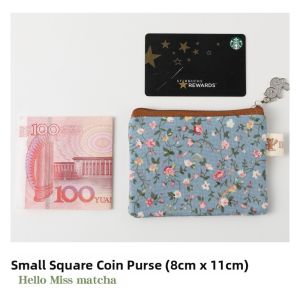 Mini Floral Fabric Wallet