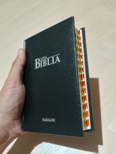 SOFT LEATHER/HARD BOUND TAGALOG COMPACT BIBLE/ SILVER EDGE BIBLE/GOLD EDGE BIBLE
