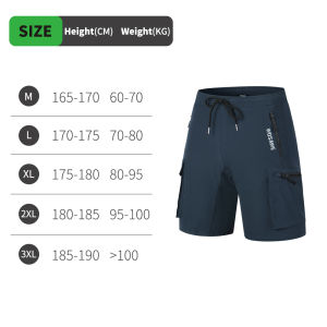 WOSAWE | WOSAWE Summer MTB Shorts Mountain Bike Cycling Padded Shorts Multi-Pockets Road Bike Trousers Outdoor Sports 2 in 1 Short Pants