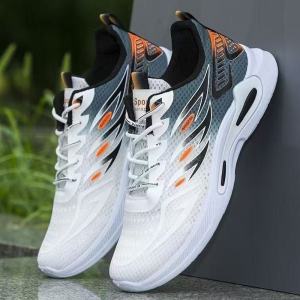 Korean Sports Running Shoes For Men Non-slip Casual Sneakers For Men Lightweight Rubber Driving Shoes For Men