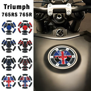 For Triumph 765RS 765R Motorcycle Frosted Fuel Cap Sticker Fuel Tank Protection Sticker 3M Backed Decal Motorcycle Accessories