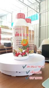 น้ำตาลทางด่วน (บั๊คบาลานซ์) เข้มข้น 1 ลิตร พลังงานทางด่วน โมโนแซคคาไรด์ ผสมกรดอะมิโน ปุ๋ยน้ำ ปุ๋ยทุเรียน ลดการหลุดร่วงของใบ และ ดอก