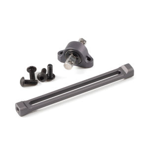 Aluminum Adjustable Carrier Bearing Assembly Cross Member for 1/10 RC Crawler LCG Chassis Cheater Rigs 1.9 Shafty Comp Builds