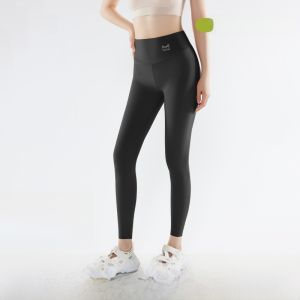 miiow | Ultra-Thin High-Waist Ice-Skin Fitness Sharkskin Pants Womens Bottoming Trousers Breathable Sunscreen Butt-Lifting Casual Shorts