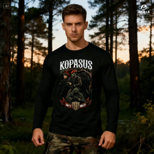 Arials Kaos Baju Lengan Panjang Kopassus Unity Divrsity