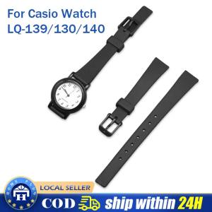 Adaptor Casio LQ-139/130/140 Rubber Strap 12mm Ultra-thin Womens Soft Breathable Replacement Strap Resin Simple Watch Strap