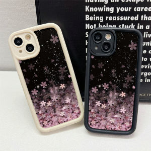 Case for Samsung Galaxy A05 A04 A03 A02 A15 A14 A13 A12 A11 A25 A24 A23 A22 A21S A20 A35 A34 A33 A32 A31 A30 Anti-fall Angel Eye Design Motif Dreamy Fashion Pink Flower