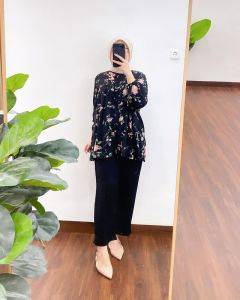 ONE SET INARA RAYON DIAMOND MIX CRINKLE SETELAN WANITA MUSLIMAH VIRAL 2023 BUSUI