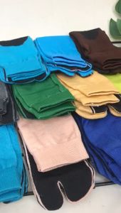 Ezpata Kaos Kaki Jempol Polos Warna Warni Telapak Hitam Panjang Atas Mata Kaki Murah Berkualitas