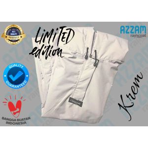 Azzam Raincoat Jas hujan gamis celana / setelan celana bahan taslan balon import Korea Original