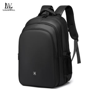 LouisWill 40L Large Size Backpack Waterproof Film Backpack Travel Backpack Business Laptop Backpack Large Capacity Casual Backpack Suitable For 17.3-inch Laptop