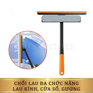 Cây Lau Kính Thông Minh 3 Trong 1 Đa Năng Xoay 360 Độ Chống Trượt Lau Cửa Kính Lau Kính Ô Tô Tiện Lợi.