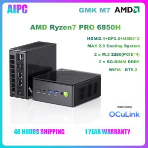 GMKtec M7 AMD Ryzen7 PRO 6850H DDR5 M.2 2280 PCIE Oculink WIFI6 BT5.2 DP2.0  MINI PC