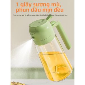 FEIZHUXIANSEN | Chai Dầu Xịt & Rót với Thiết Kế Không Chảy Dột cho Sử Dụng trong Bếp