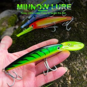 PROBEROS Floating Big Minnow Lure Casting Toman 32G/50G/75G Jigging Trolling Fishing Lure 3D Lifelike Eyes Hard Baits Tenggiri Tuna Saltwater Fishing Tackle