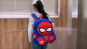 Spiderman Happy Baby Bag Hello Kitty Cartoon Kids School Beg Kindergarten Preschool Nursury Primary Casual Children Backpack Galas Kanak-Kanak Patung Spiderman - LITTLETHINGY