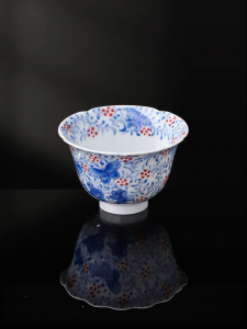 JINGDEZHEN | Tách Trà Dưới Men Tô TAY Cao Cấp