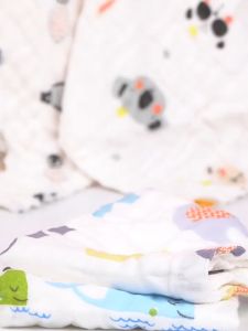 Baby saliva lampin towel 100% cotton set Newborn muslin Burp Cloth Bib wash clothes