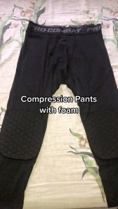 Psyche Compression Basketball Leggings for Men with Knee Pad Compression Short Compression Pants Compression Tights Basketball Supporter