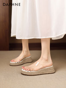 Daphne | Transparent Crystal Summer Outdoor Slipper