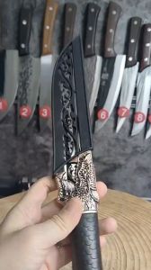 VK Japan Forged Meat Knife Dragon Head Bone Removal Knife Kitchen Knife Butcher Knife