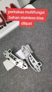 TK-16 Kunci Perkakas Knifezer Pisau Lipat Pocket Stainless Steel Multifungsi dan Serbaguna