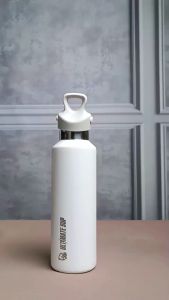 Frost Vial 600ml Thermal Flask Insulated Stainless Steel Water Bottle Double Layer Threadless Lid - Ultimate Sup