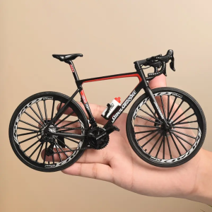 New 1:8 Mini Alloy Bicycle Model Diecast Metal Toy Bikes Mountain Finger Bicycle Model Simulation Collection Gifts Toys Boys