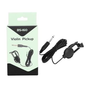 BS-160 Audio Jack Clip On Pickup Portable Violin Pickup Professional for Acoustic Guitar Mandolin Banjo Bouzouki Ukulele Lute