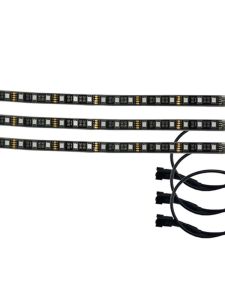 Đèn LED Không Khí Xe Hơi RGB Nhiều Màu 12V Đèn Nội Thất Đèn Ốp Chân 10cm 20cm Đèn Trang Trí Xe Hơi Đèn Trang Trí