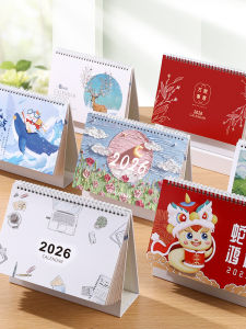 Creative Business Desktop Calendar 2026 Simple Design Office Work Clocking in Desk Decoration New Year Horse Theme Planner