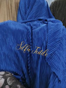 Bahan Kain Satin Plisket Stretch Melamin Premium (Harga Per 1 Meter)