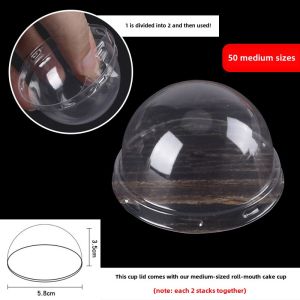 Cartoon Baking Paper Cups for Oven Air Fryer Use with Roll Edge Cake Muffin Cups with Cover Kitchen Cooking Tools by QJ-JKDGZB