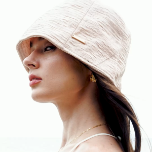 Mikana Cruise Ayaho Bucket Hat for women casual elegant adjustable windbreak rope UV protection gift