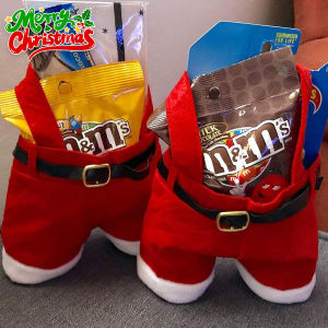 Túi Quà Giáng Sinh Hình Ông Già Noel Có Thể Tái Sử Dụng Làm Quà Tặng Cho Bữa Tiệc Ngày Lễ Túi Đựng Kẹo Giáng Sinh Chất Liệu Vải Không Dệt Dùng Làm Đồ Nhồi Tất Giáng Sinh