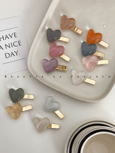 South Korea Import Dongdaemun New Candy Heart Small Hairclip Broken Hair Side Fringe Clip Hair Accessories Sweet Beauty