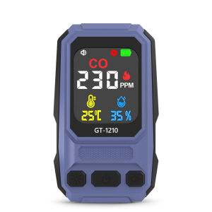   High Sensitiuity CO Detector 0-999ppm 3-in-1 Portable Carbon Monoxide Detector Detector Air Quality Monitor for Home Camping