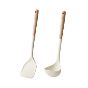 KIMS COOK | Food Grade Heat Resistant Non-Stick Silicone Spatula Set