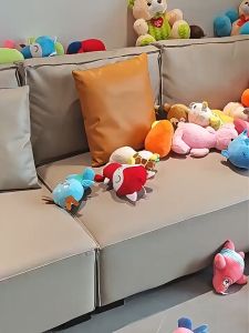 ELEMENTO Doll Storage Bucket - PVC Transparent with Cover Large-capacity Storage Children Stuffed Animal Plush Toy Box